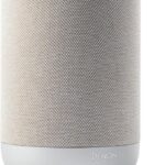 Denon Home 200 Speaker, Wireless Speaker with Stereo and 3D Dolby Atmos Music, Home Audio Device, HEOS Multiroom Music Control, Wi-Fi, Bluetooth, AirPlay 2, Stone