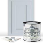 ALL-IN-ONE Paint by Heirloom Traditions, Stormy (Pastel Blue), Quart – Durable cabinet and furniture paint. Built in primer and top coat, no sanding needed. Includes our 30 featured color