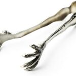 Bar Ice Hockey Special Eagle Claw Shape Ice Tongs Serving Tongs.