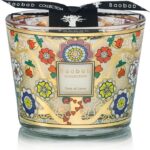 Baobab Collection Tree of Love Scented Candle, Floral Fragrance with Tuberose and Sea Salt, Decorative Glass Jar with 24-Carat Gold Design