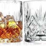 Barski Whiskey Glasses – Double Old Fashioned Rocks Glass – Set of 4 Lowball Tumbler – DOF Crystal Glass Tumblers – For Scotch – Bourbon – Water – Beverage – Drinking Glasses – 10.5 oz, Made in Europe