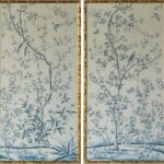 ongFengtang Chinese Rice Paper Print China Flower And Bird Bamboo Frame 54.3 X 28 Inches (Large A&B)