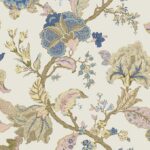 NextWall Kianna Jacobean Floral Peel and Stick Wallpaper (Parchment)